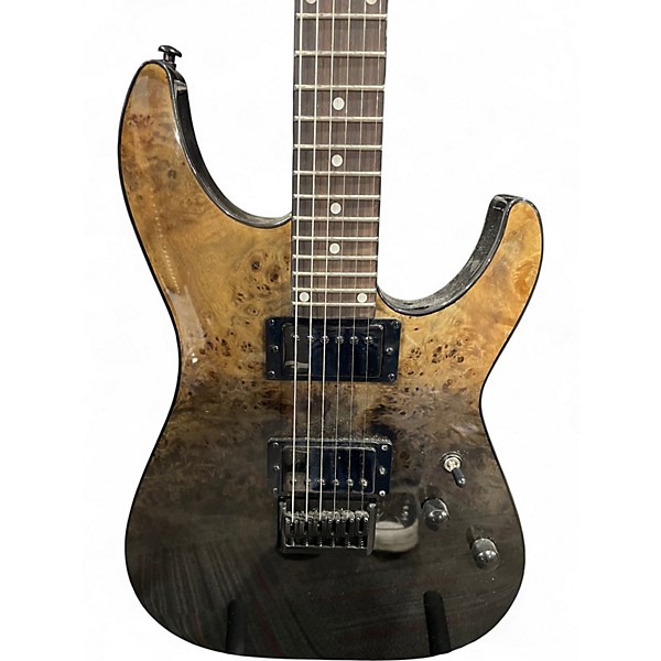 Used Schecter Guitar Research C1 Standard Black Fade Burst Solid Body Electric Guitar