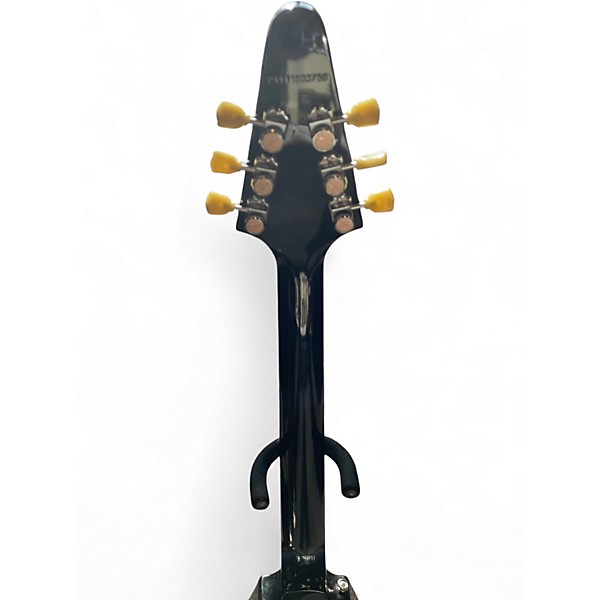 Used Epiphone 1958 Korina Flying V Ebony Solid Body Electric Guitar