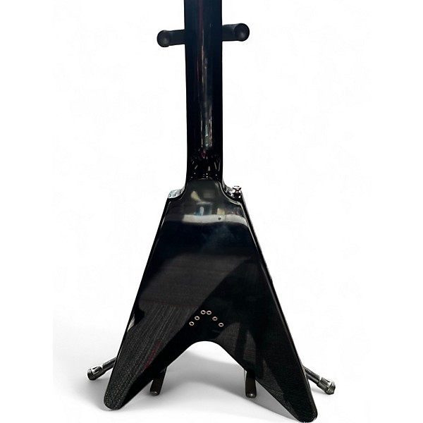 Used Epiphone 1958 Korina Flying V Ebony Solid Body Electric Guitar