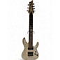 Used Schecter Guitar Research Demon 7 String Vintage White Solid Body Electric Guitar thumbnail