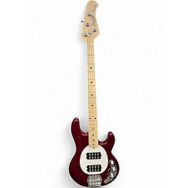 Used Sterling by Music Man RAY4 S.U.B Red Electric Bass Guitar