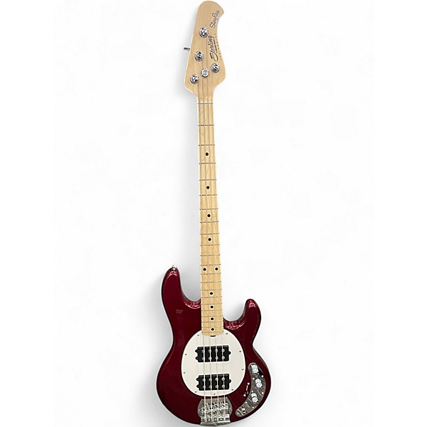 Used Sterling by Music Man RAY4 S.U.B Red Electric Bass Guitar