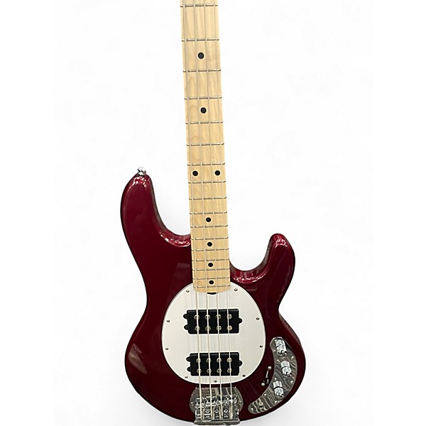 Used Sterling by Music Man RAY4 S.U.B Red Electric Bass Guitar