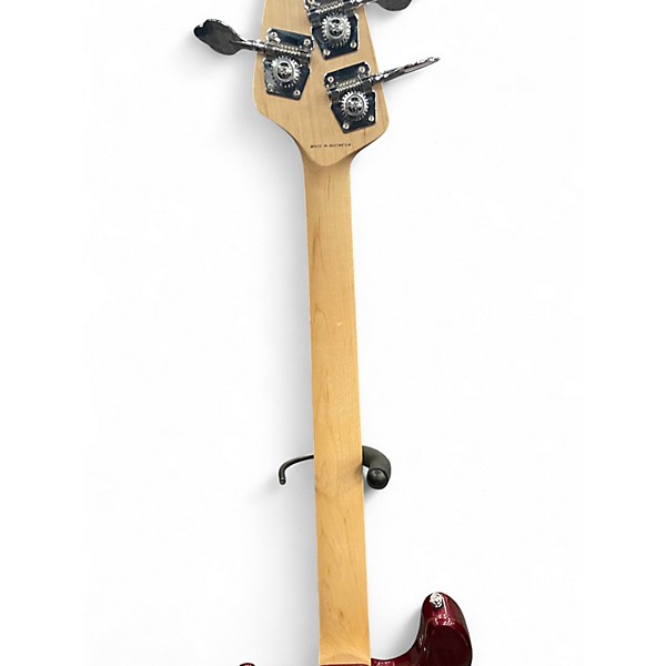 Used Sterling by Music Man RAY4 S.U.B Red Electric Bass Guitar