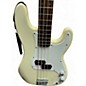 Used Squier Precision Bass Olympic White Electric Bass Guitar