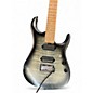 Used Sterling by Music Man John Petrucci JP157 7 String Trans Black Solid Body Electric Guitar
