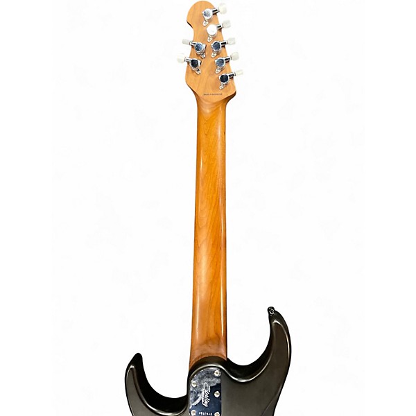 Used Sterling by Music Man John Petrucci JP157 7 String Trans Black Solid Body Electric Guitar