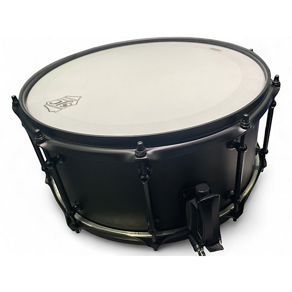 Used SJC Drums 14in ALPHA SNARE MATTE BLACK Drum