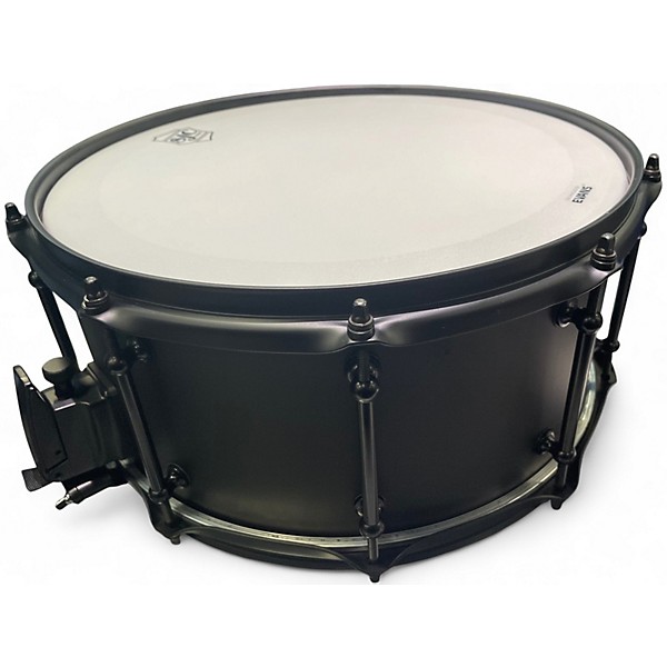 Used SJC Drums 14in ALPHA SNARE MATTE BLACK Drum
