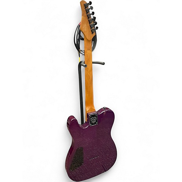 Used Schecter Guitar Research Diamond Series PT Purple Burst Solid Body Electric Guitar