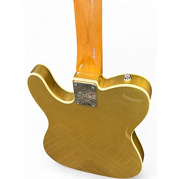 Used 2025 Squier Classic Vibe '60s Custom Telecaster SH with Bigsby Aztec Gold Solid Body Electric Guitar