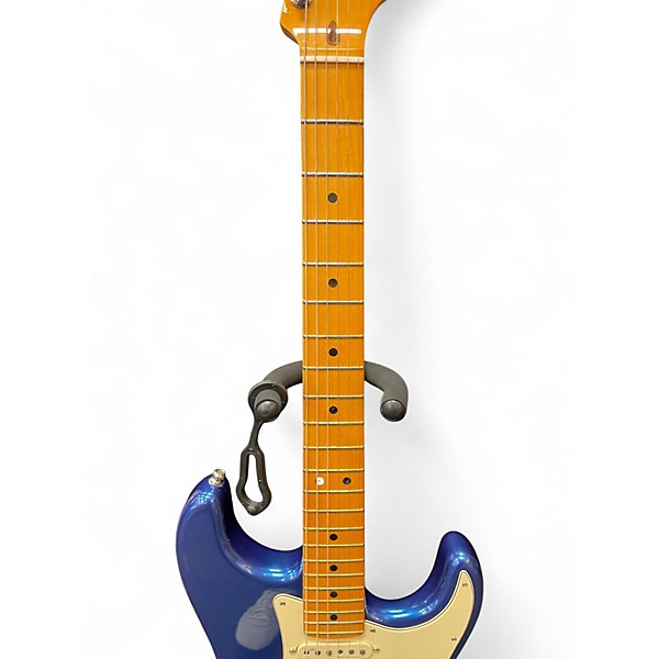 Used 2022 Fender American Ultra Stratocaster Cobra Blue Solid Body Electric Guitar