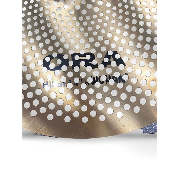 Used Wuhan Cymbals & Gongs 14in Ora Practice Cymbal