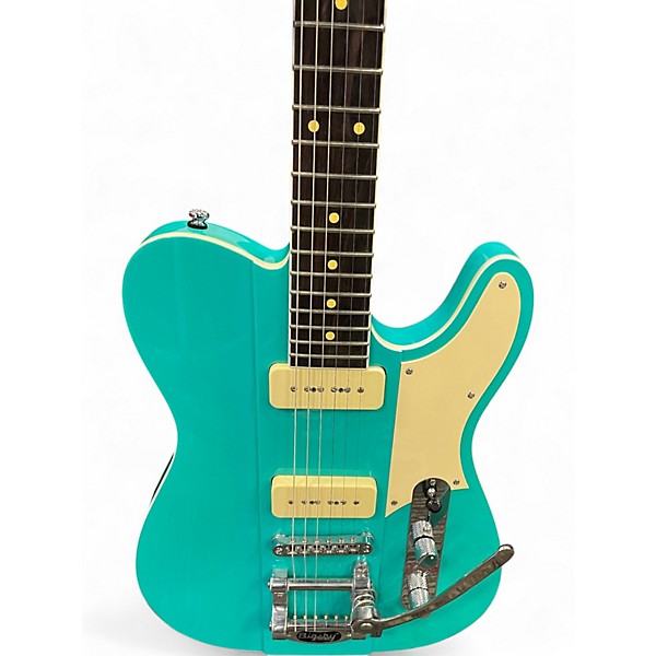 Used Reverend Reverend Greg Koch Gristle 90 Turquoise Solid Body Electric Guitar