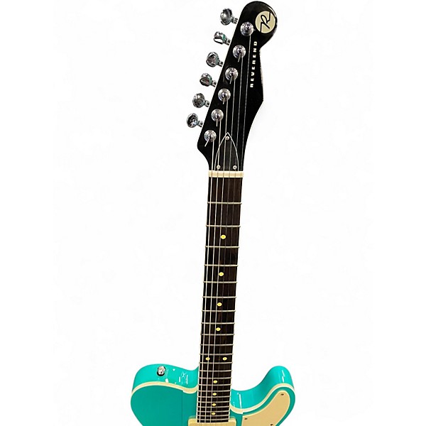 Used Reverend Reverend Greg Koch Gristle 90 Turquoise Solid Body Electric Guitar