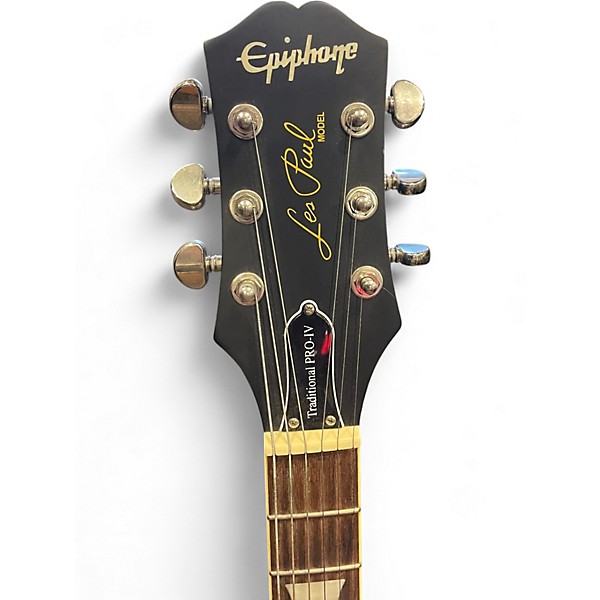 Used Epiphone Les Paul Traditional Pro IV Blue Burst Solid Body Electric Guitar