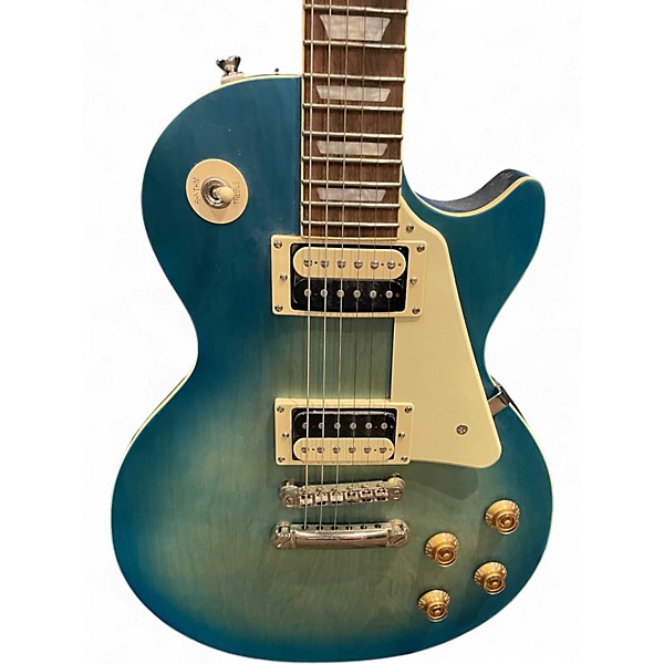 Used Epiphone Les Paul Traditional Pro IV Blue Burst Solid Body Electric Guitar