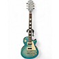Used Epiphone Les Paul Traditional Pro IV Pacific Blue Solid Body Electric Guitar thumbnail