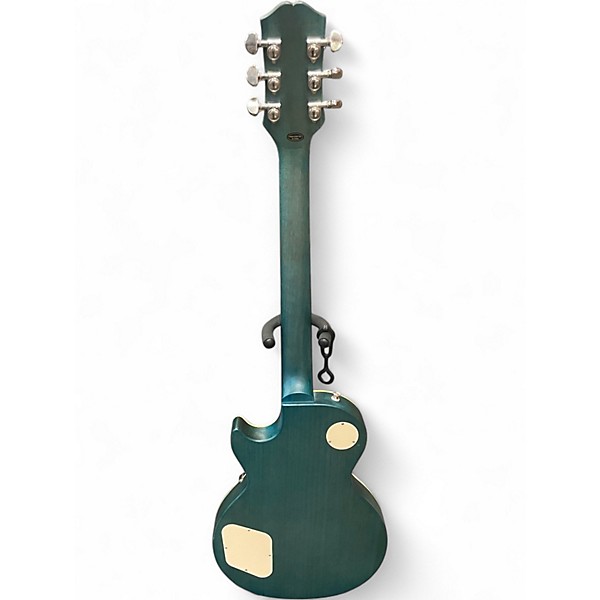 Used Epiphone Les Paul Traditional Pro IV Pacific Blue Solid Body Electric Guitar