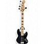 Used Squier Affinity Jazz Bass V 5 String active Black Electric Bass Guitar thumbnail