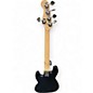 Used Squier Affinity Jazz Bass V 5 String active Black Electric Bass Guitar