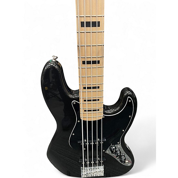 Used Squier Affinity Jazz Bass V 5 String active Black Electric Bass Guitar