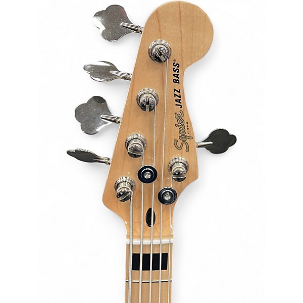 Used Squier Affinity Jazz Bass V 5 String active Black Electric Bass Guitar