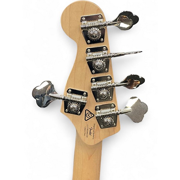 Used Squier Affinity Jazz Bass V 5 String active Black Electric Bass Guitar