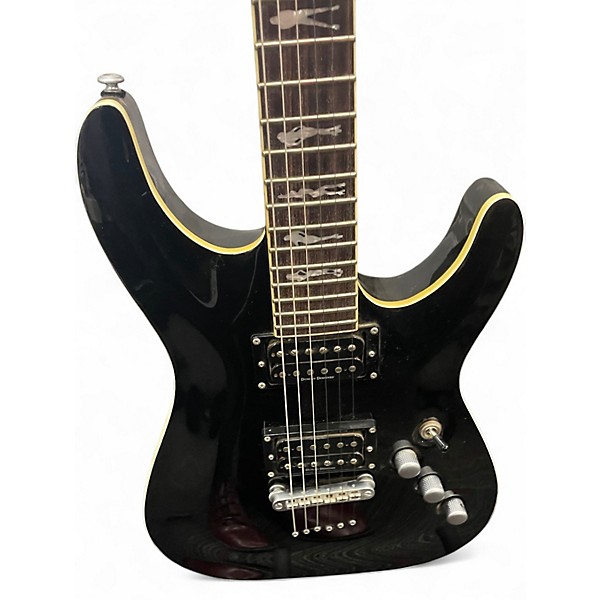Used Schecter Guitar Research XXX C-1 Black Solid Body Electric Guitar