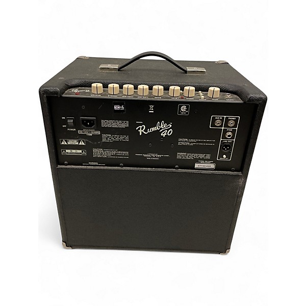 Used Fender rumble 40 Bass Combo Amp