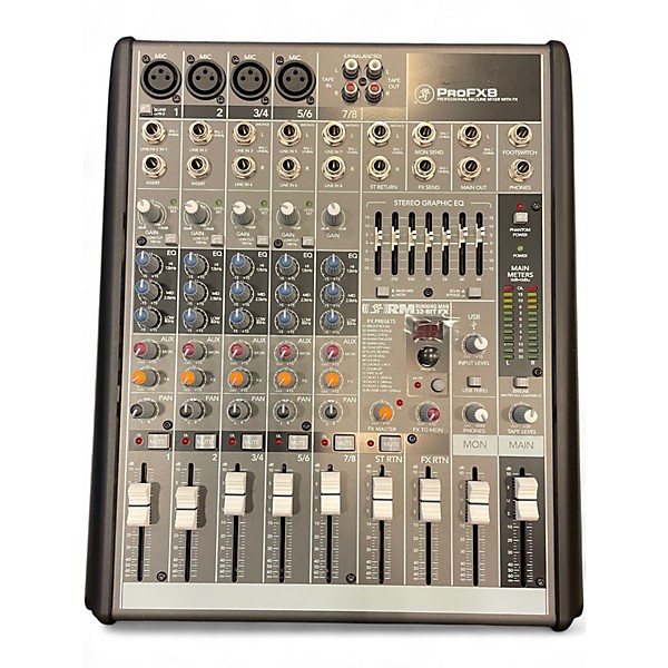 Used Mackie PROFX8 Unpowered Mixer