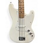 Used 2023 Squier Bronco Arctic White Electric Bass Guitar
