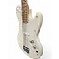 Used 2023 Squier Bronco Arctic White Electric Bass Guitar