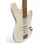 Used 2023 Squier Bronco Arctic White Electric Bass Guitar