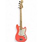 Used 2023 Squier Bronco Tahitian Coral Electric Bass Guitar thumbnail