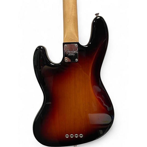 Used Fender American Professional Jazz Bass 3 Color Sunburst Electric Bass Guitar