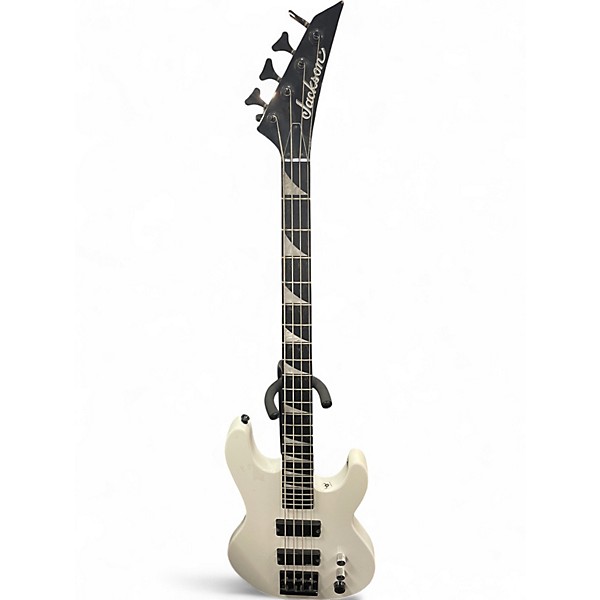 Used Jackson JS2 Alpine White Electric Bass Guitar