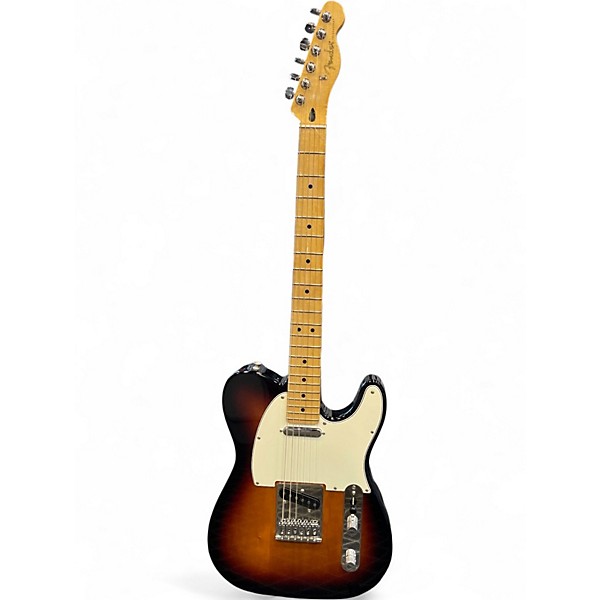 Used Fender Player Telecaster 3 Color Sunburst Solid Body Electric Guitar