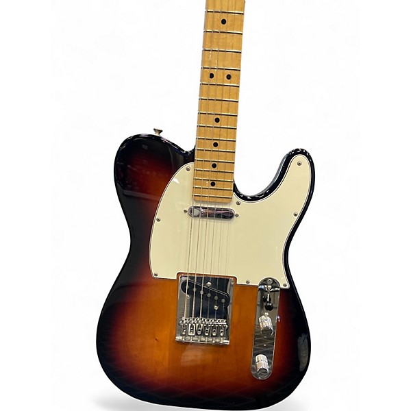 Used Fender Player Telecaster 3 Color Sunburst Solid Body Electric Guitar