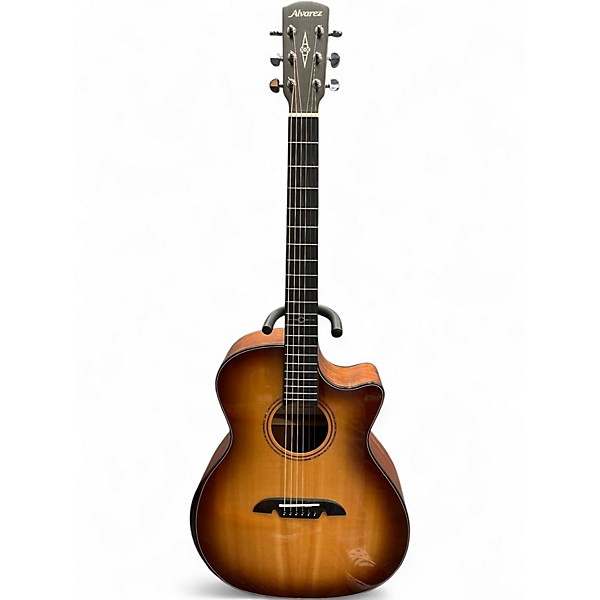 Used Alvarez AG60CEAR Grand Auditorium CLAY BURST Acoustic Electric Guitar