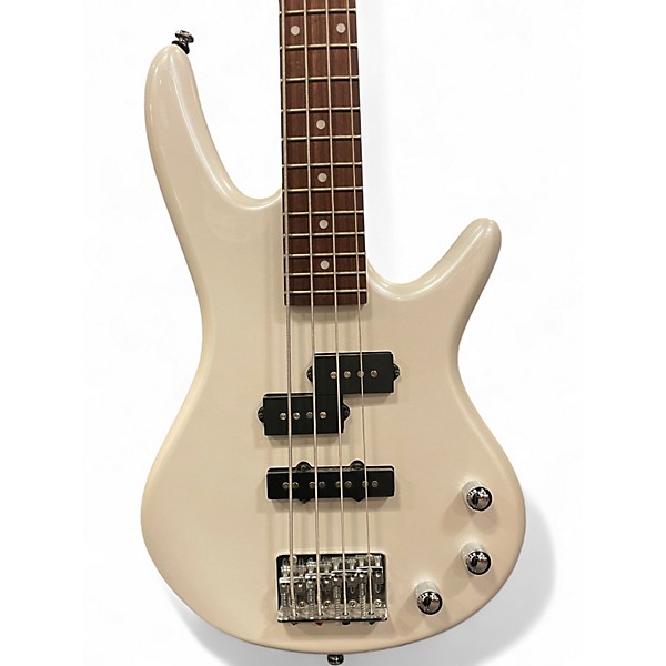 Used Ibanez GSRM20 Mikro Short Scale Alpine White Electric Bass Guitar