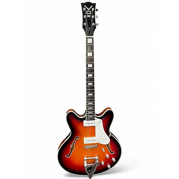 Used VOX bobcat v90 sunburst Hollow Body Electric Guitar