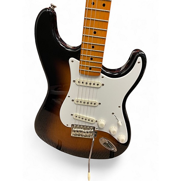 Used Squier Classic Vibe 1950S Stratocaster 2 Color Sunburst Solid Body Electric Guitar