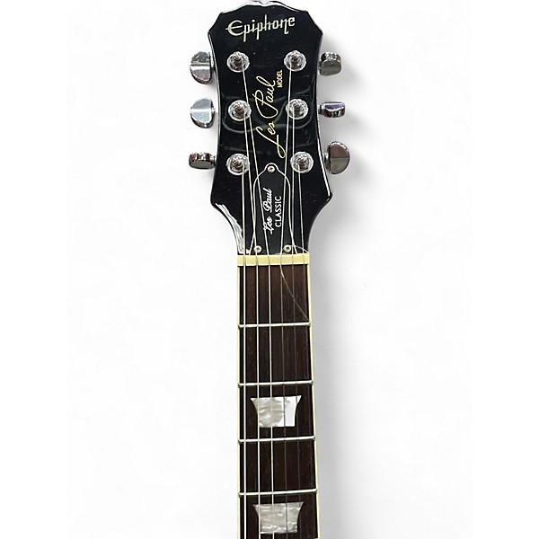 Used Epiphone Les Paul Classic Lemonburst Solid Body Electric Guitar