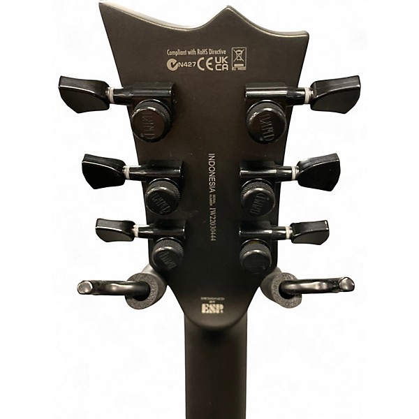 Used ESP LTD EC1000B Black Baritone Guitars