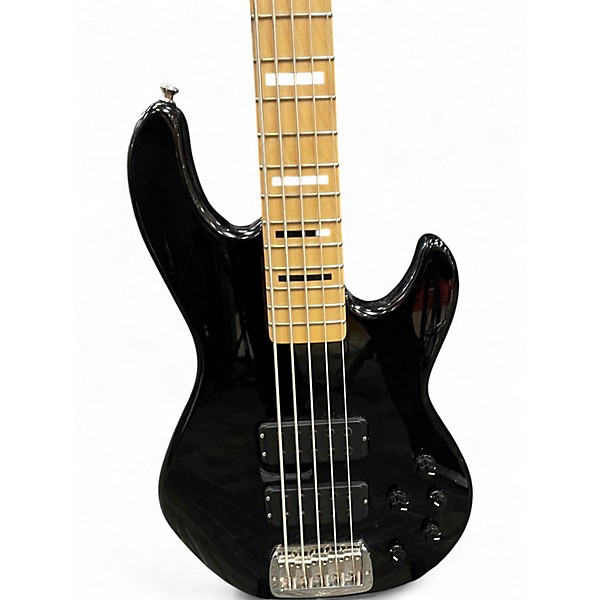 Used G&L M2500 JET BLACK Electric Bass Guitar