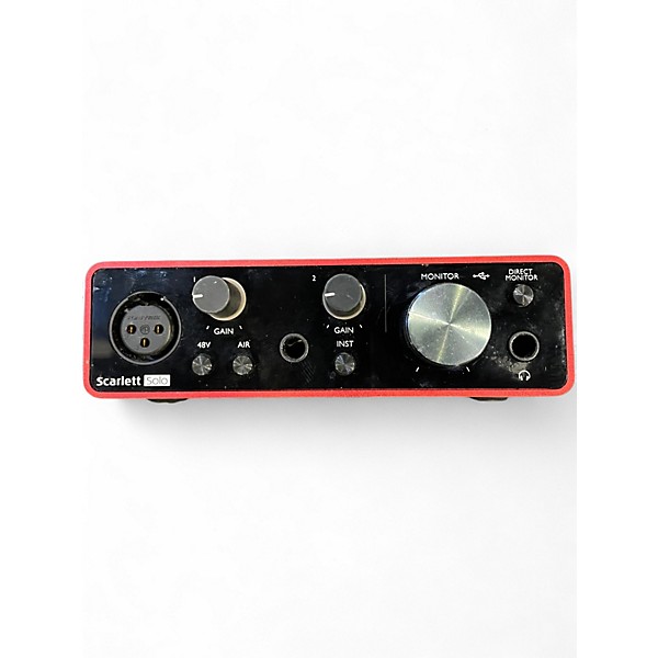 Used Focusrite Scarlett Solo Gen 3 Audio Interface