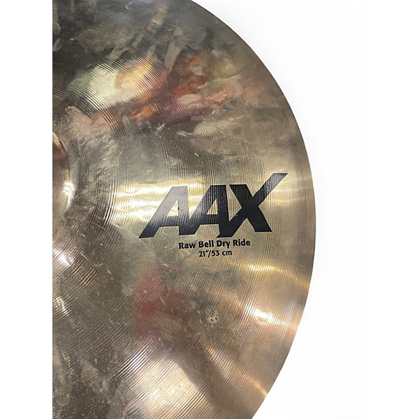 Used SABIAN 21in AAX Raw Bell Dry Ride Cymbal