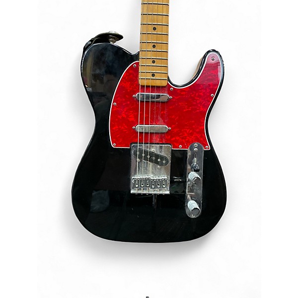 Used Fender TELECASTER BLACK AND RED Solid Body Electric Guitar