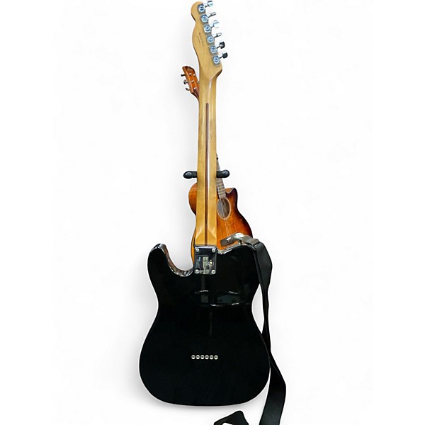 Used Fender TELECASTER BLACK AND RED Solid Body Electric Guitar